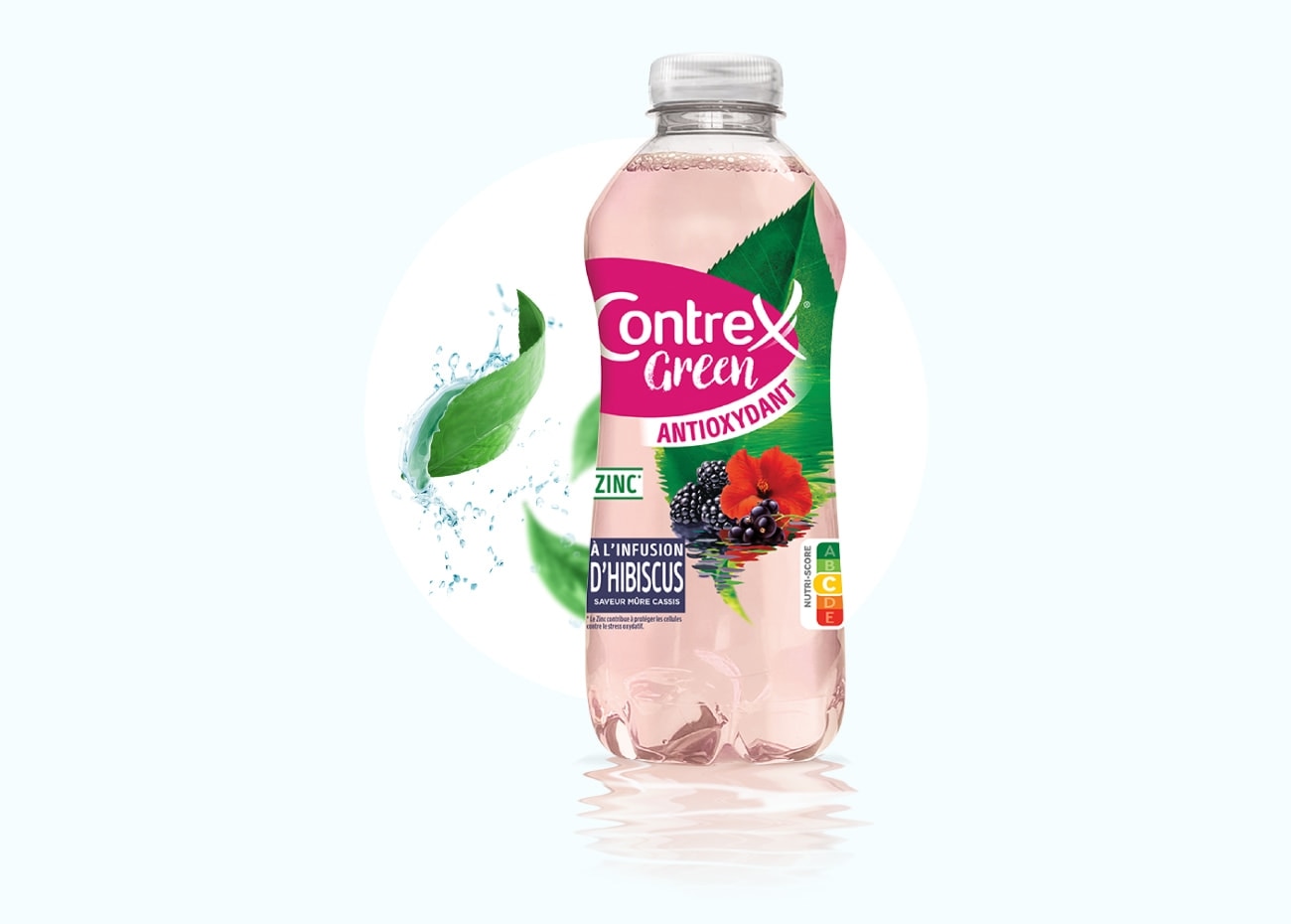 Contrex Green Hibiscus Mûre Cassis