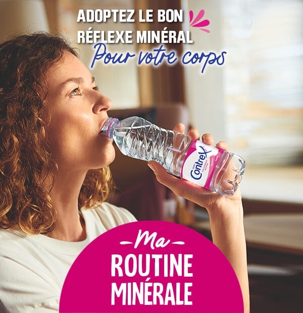 Ma routine minérale Contrex