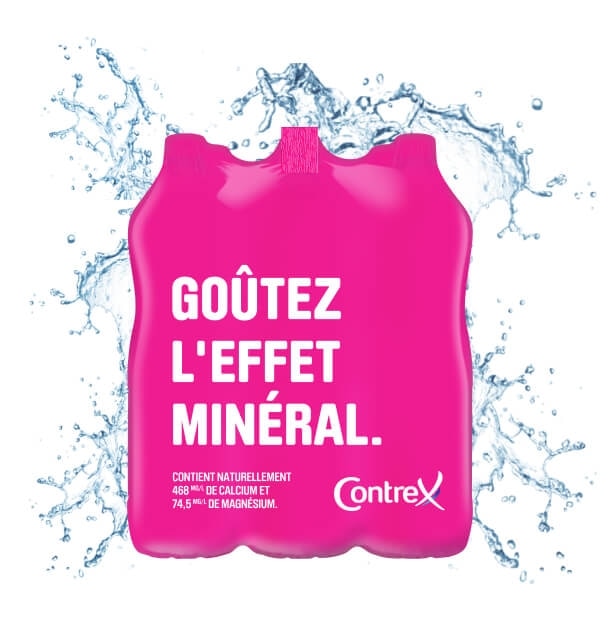 Bienfaits eau minérale Contrex