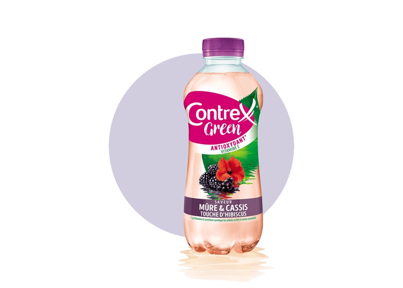 Contrex Green Hibiscus Mûre Cassis