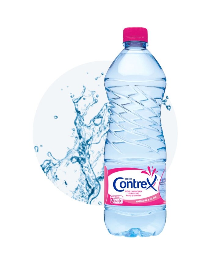Gamme eau nature minérale Contrex